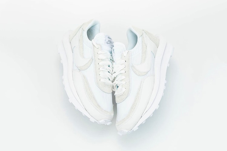 近賞 sacai x Nike LDWaffle 最新全白配色完整面貌