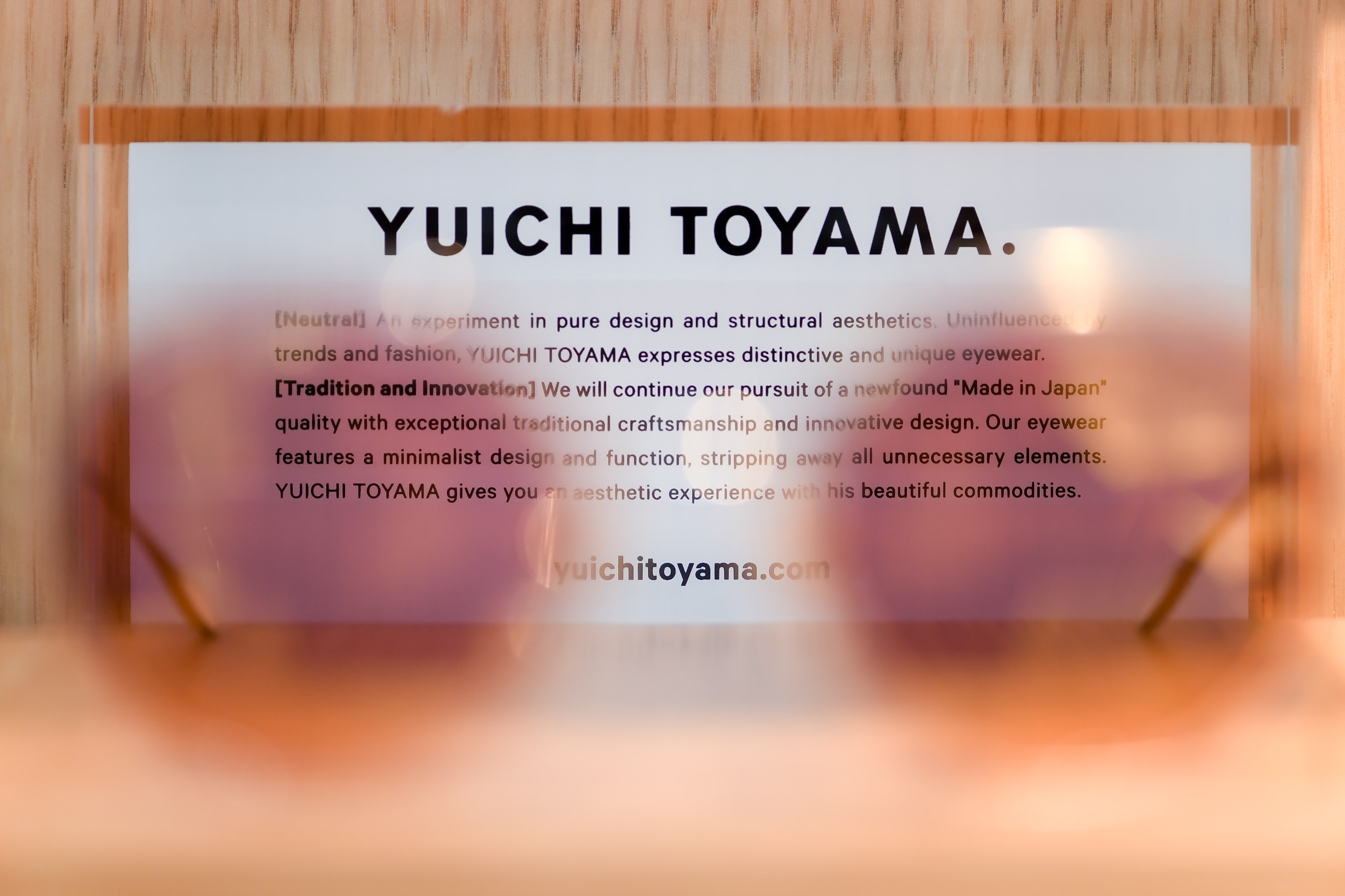 上野眼镜店首发日本眼镜品牌 YUICHI TOYAMA 2020 全新系列