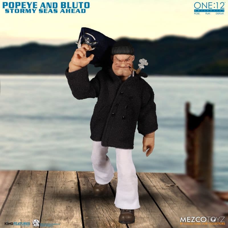 童年回憶 − 玩具品牌 MEZCO 推出「Popeye & Bluto」雙人組合套裝公仔