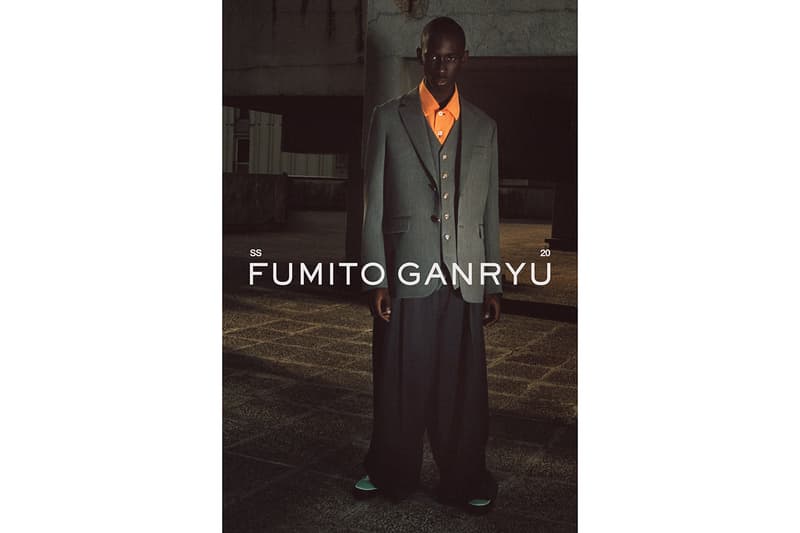 Fumito Ganryu 2020 春夏系列 Lookbook 正式發佈