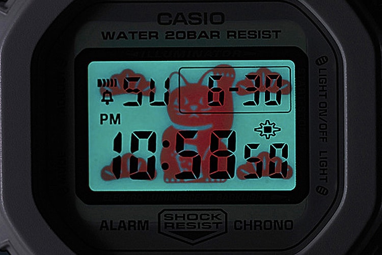 G-Shock 推出「招財貓」配色 DW-5600 手錶