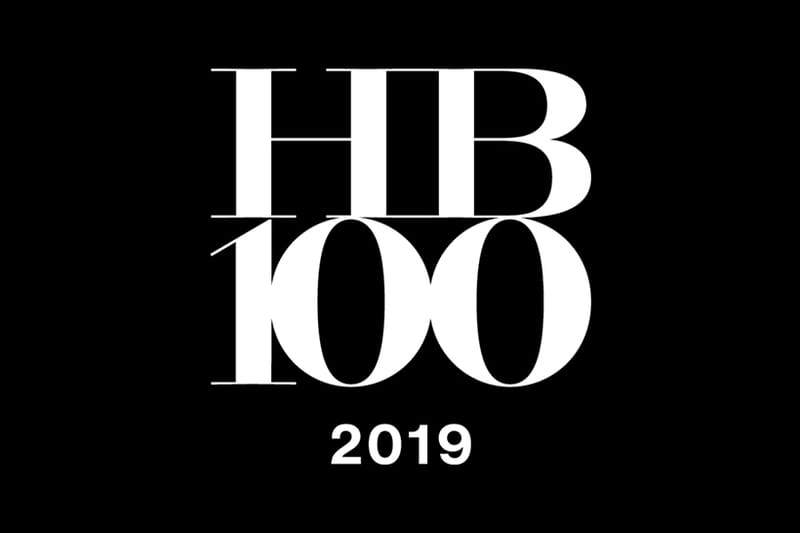 時尚潮流界大賞！2019 年度影響力榜單「HB 100」完整公開
