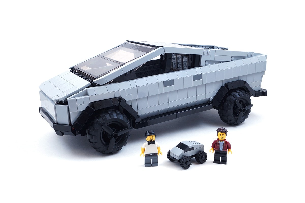 Tesla 車迷使用 2,000 塊 LEGO 積木打造 Cybertruck 模型