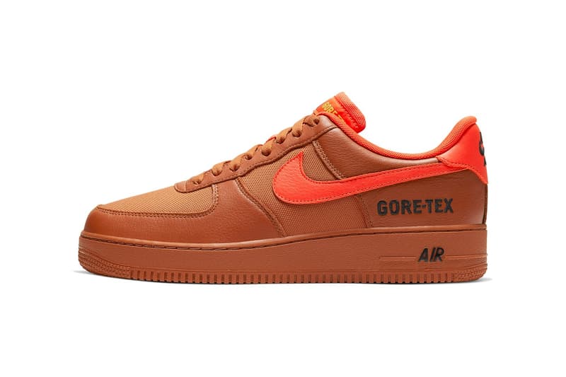 Nike Air Force 1 GORE-TEX 全新配色「Desert Orange」、「Obsidian」發佈