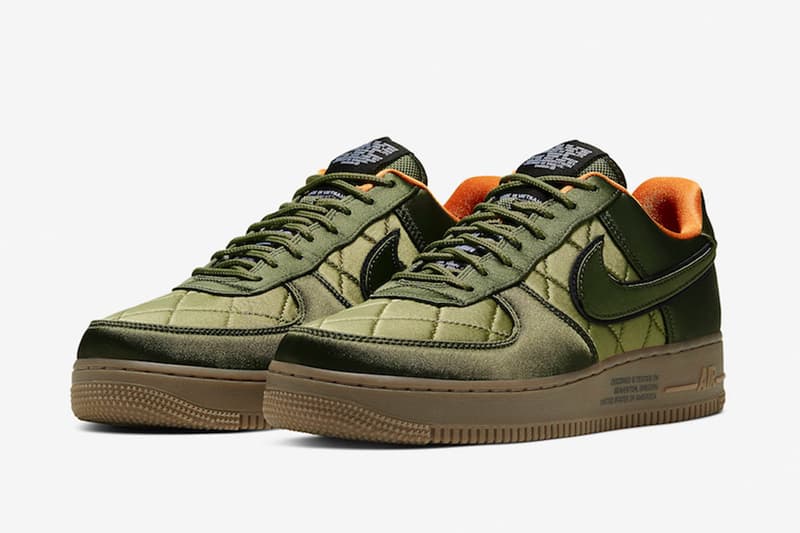 Nike 推出 Air Force 1 Low 軍事主題 MA-1 樣式鞋款