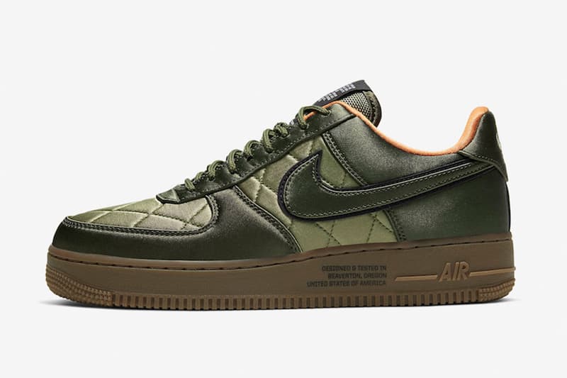 Nike 推出 Air Force 1 Low 軍事主題 MA-1 樣式鞋款