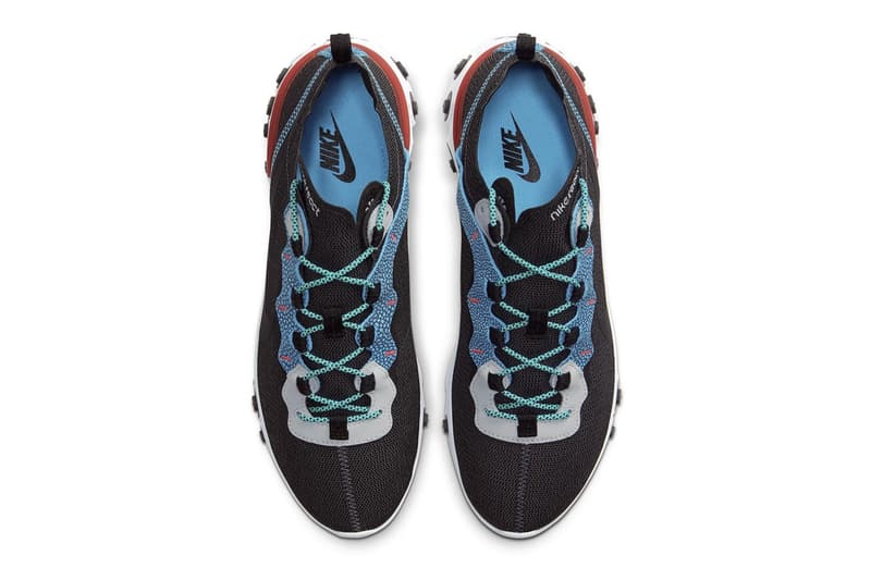 Nike React Element 55 最新配色「Anthracite/Blue Fury」發佈