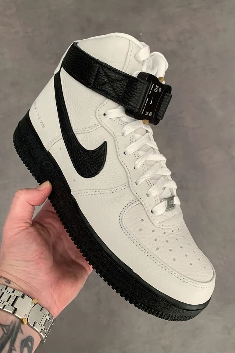 1017 ALYX 9SM x Nike Air Force 1 High 全新聯乘鞋款正式發佈