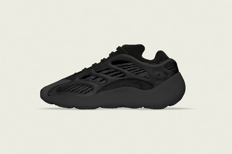 YEEZY BOOST 700 V3「Alvah」黑魂配色官方圖輯、發售日期公開