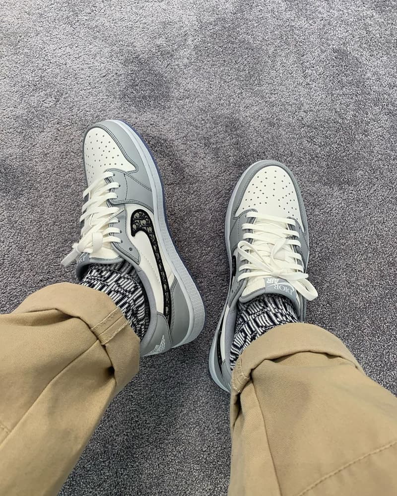 低筒來襲！率先預覽 Dior x Air Jordan 1 Low 最新聯名鞋款