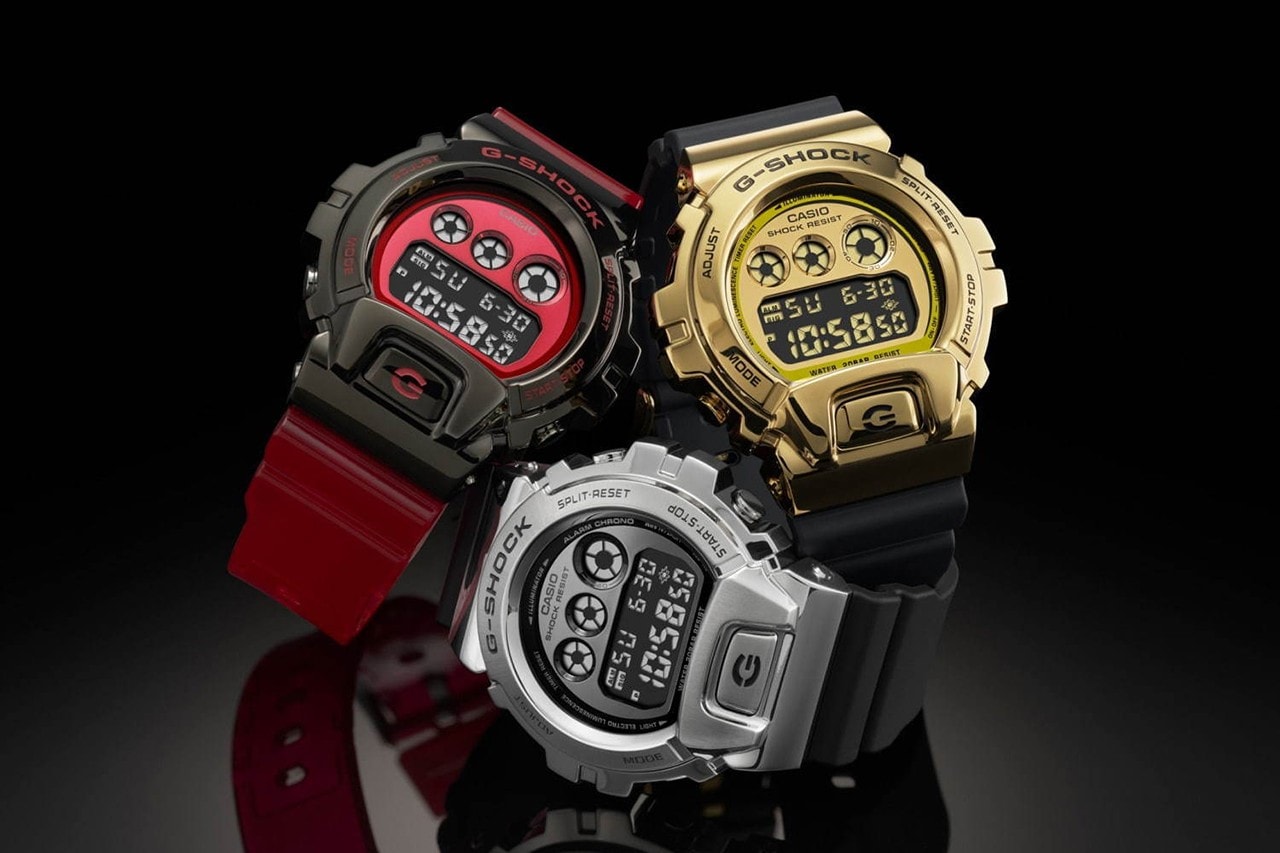 G-SHOCK 推出全新金屬錶圈 GM-6900 系列腕錶