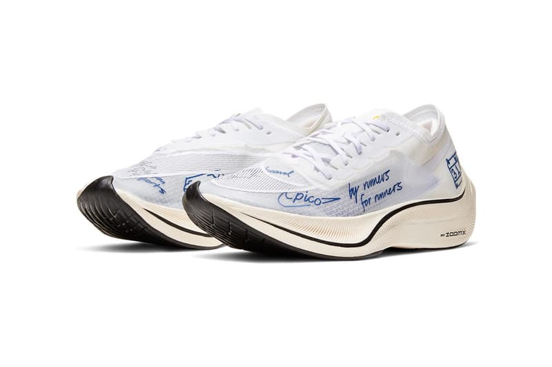 Nike ZoomX Vaporfly NEXT% 推出全新「Blue Ribbon Sports」手繪圖案主題配色