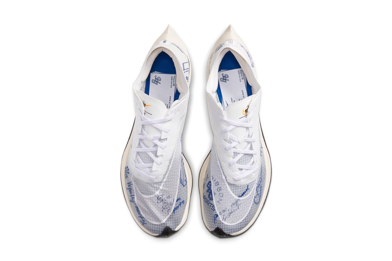 Nike ZoomX Vaporfly NEXT% 推出全新「Blue Ribbon Sports」手繪圖案主題配色