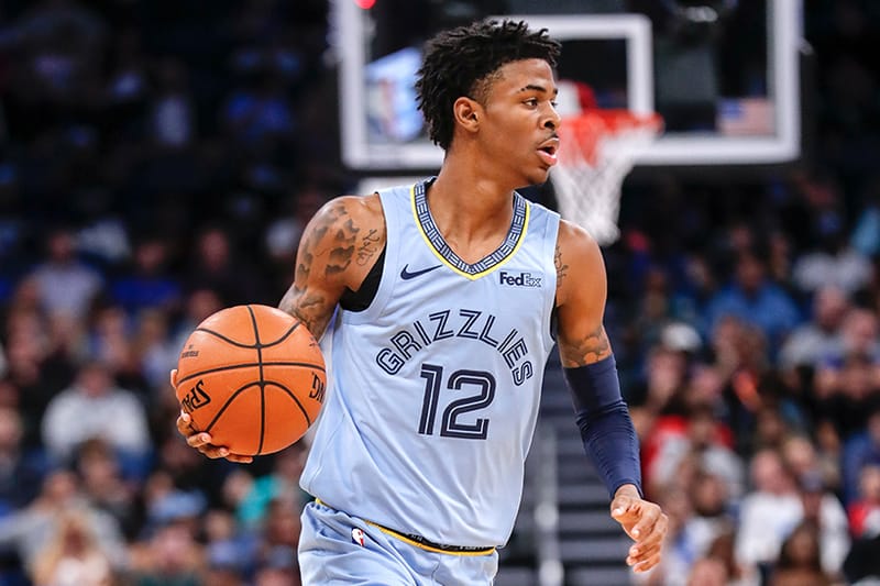 NBA 超新星 Ja Morant 率先著用全新 Nike Adapt BB 2.0 鞋款