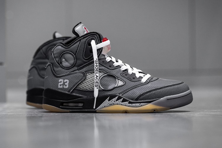HYPEBEAST 率先近賞 Off-White™ x Air Jordan 5 全新聯乘鞋款