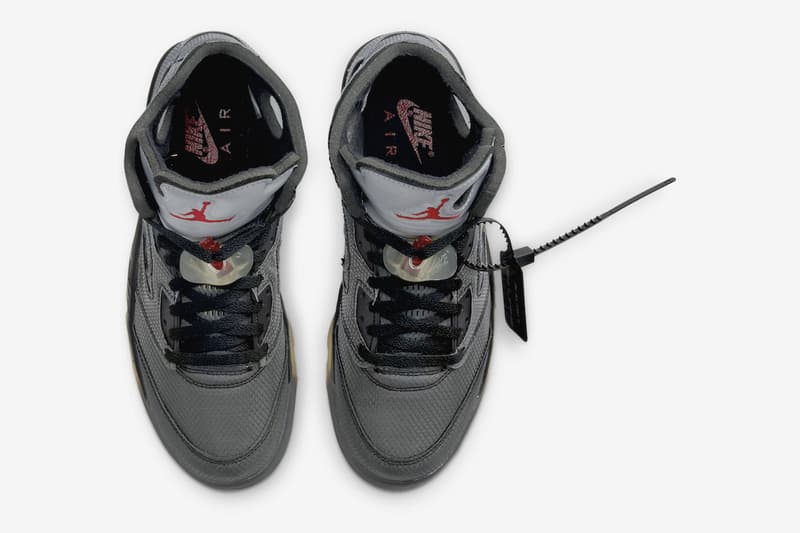 Off-White™ x Air Jordan 5 全新聯乘鞋款官方圖輯、發售日期正式公開