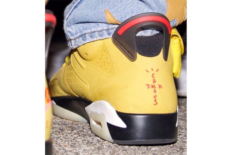 Travis Scott x Air Jordan 6 全新配色「Yellow Cactus Jack」發售日期曝光