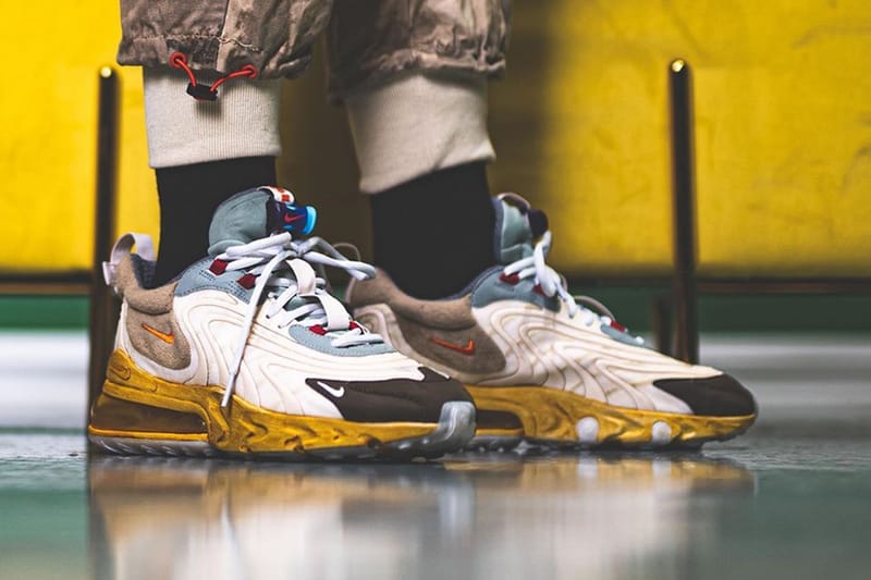 Travis Scott x Nike 全新聯名 Air Max 270 React 高清細節影片曝光