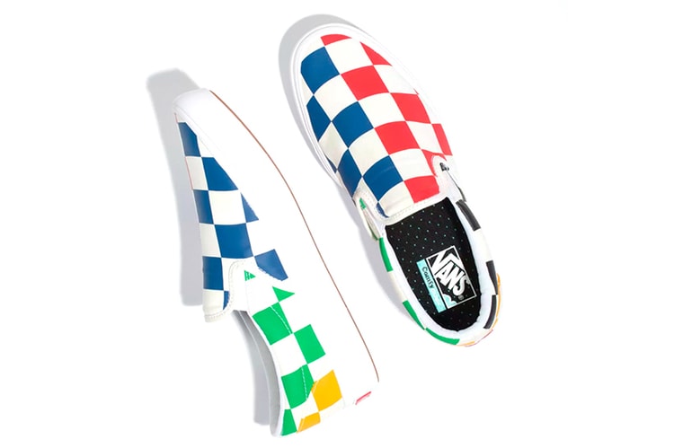 更寬更大 - Vans 推出全新「改良式」多彩棋盤格 Slip-Ons