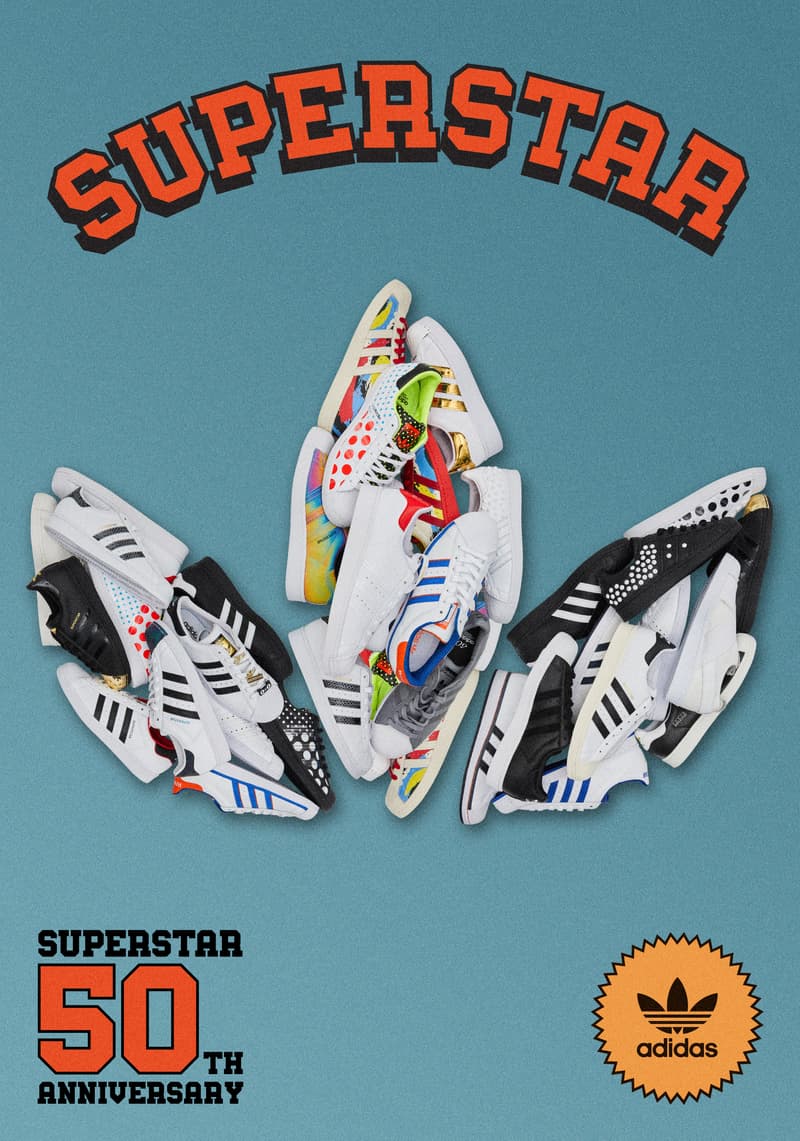 adidas Originals 发布 Superstar 50 周年特别鞋款