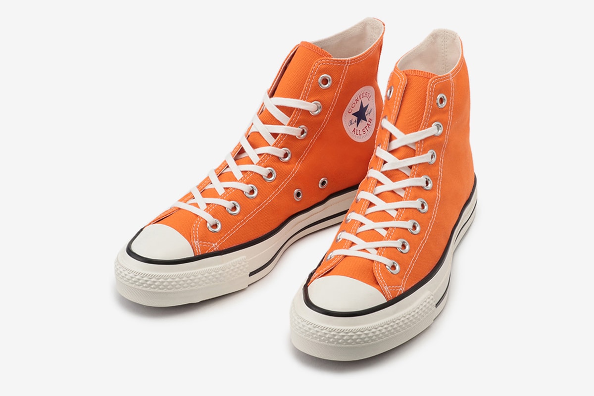 Converse 日本製 All Star 帶來全新鮮橙配色
