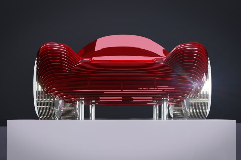 法國藝術家 Antoine Dufilho 打造 Ferrari 330 P4 光影鋁製雕像