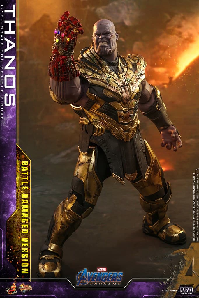 窮兇極惡！Hot Toys 推出全新 1:6 比例《Avengers：Endgame》Thanos 戰損版珍藏人偶