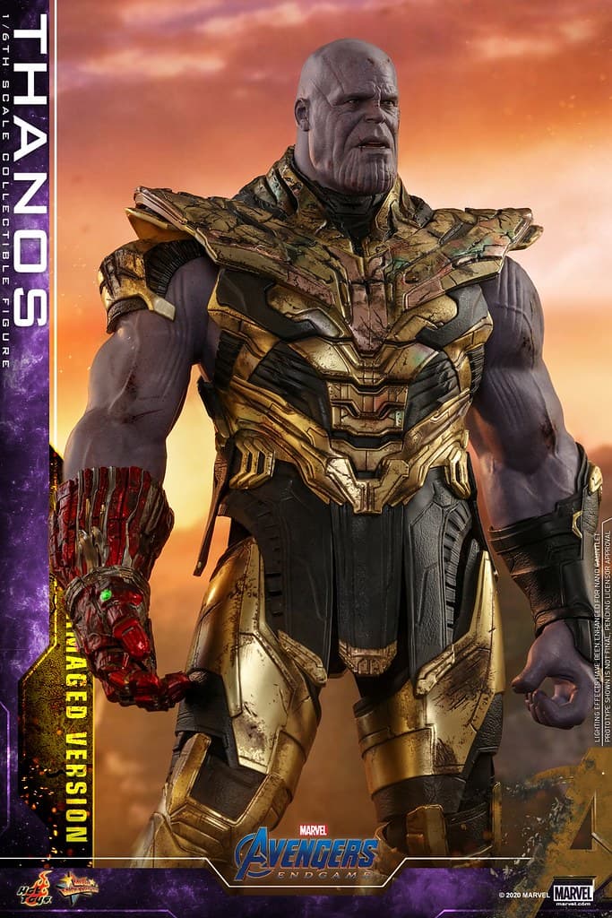 窮兇極惡！Hot Toys 推出全新 1:6 比例《Avengers：Endgame》Thanos 戰損版珍藏人偶