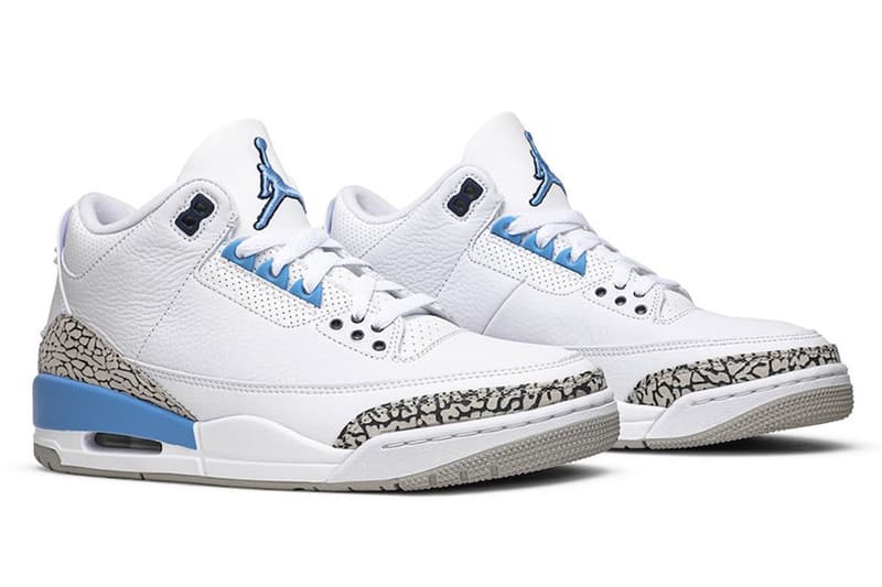 Air Jordan 3 人氣北卡色「UNC」高清圖輯曝光