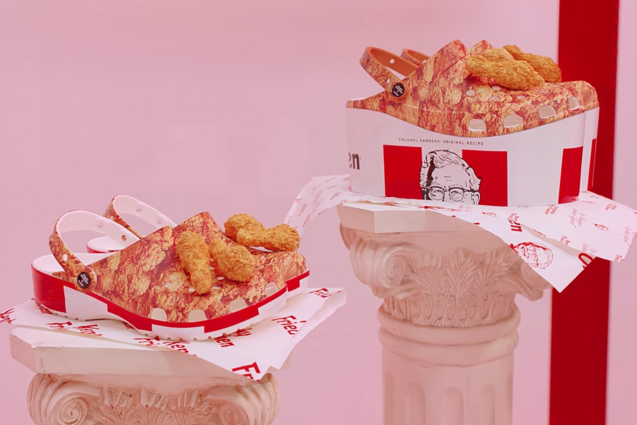 吮指飄香 - KFC x Crocs 推出全新「全家桶炸雞」聯乘鞋款