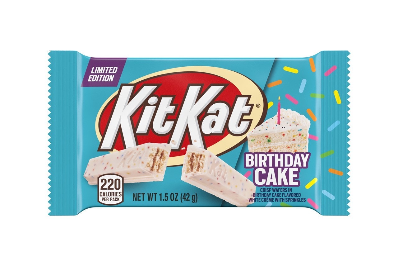 Kit Kat 推出全新「生日蛋糕」口味巧克力威化餅乾