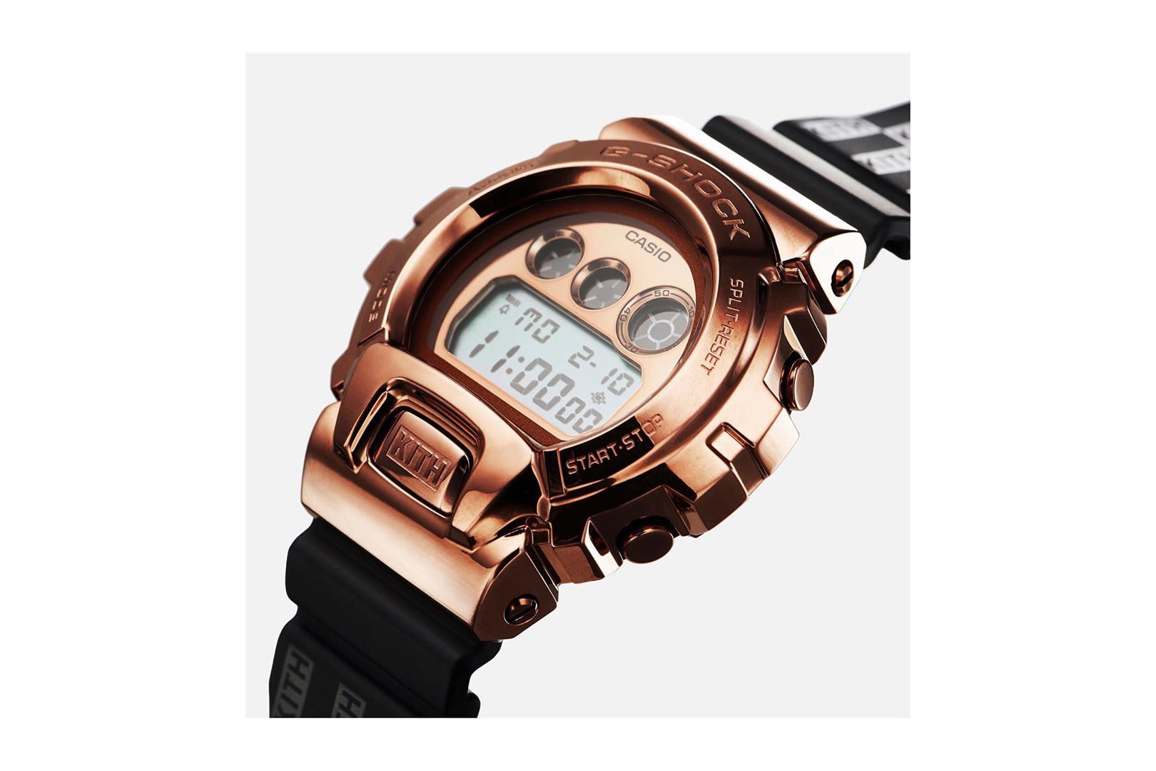 25 周年致賀－KITH x G-SHOCK 釋出 GM-6900 玫瑰金鋼腕錶聯乘作