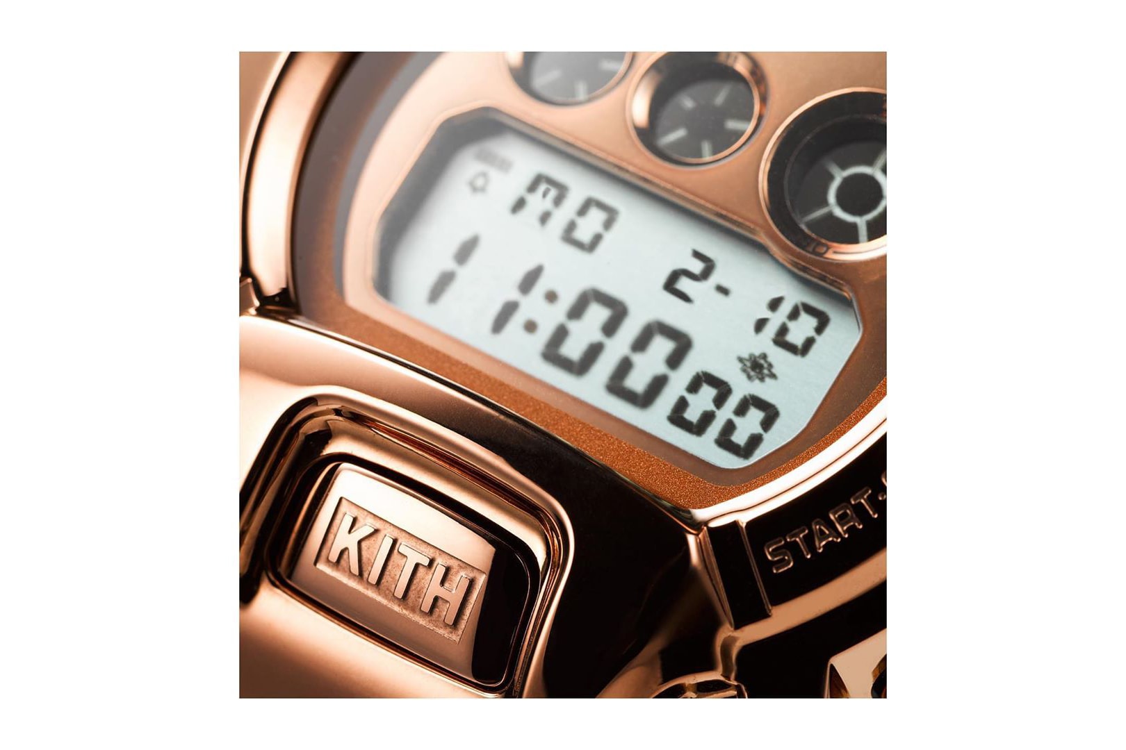 25 周年致賀－KITH x G-SHOCK 釋出 GM-6900 玫瑰金鋼腕錶聯乘作