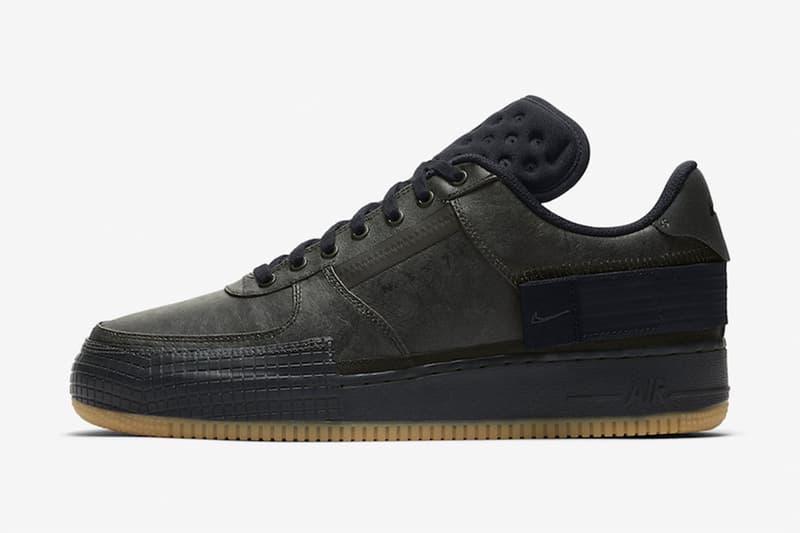 Nike Air Force 1 Type 最新配色「Black Gum」發佈