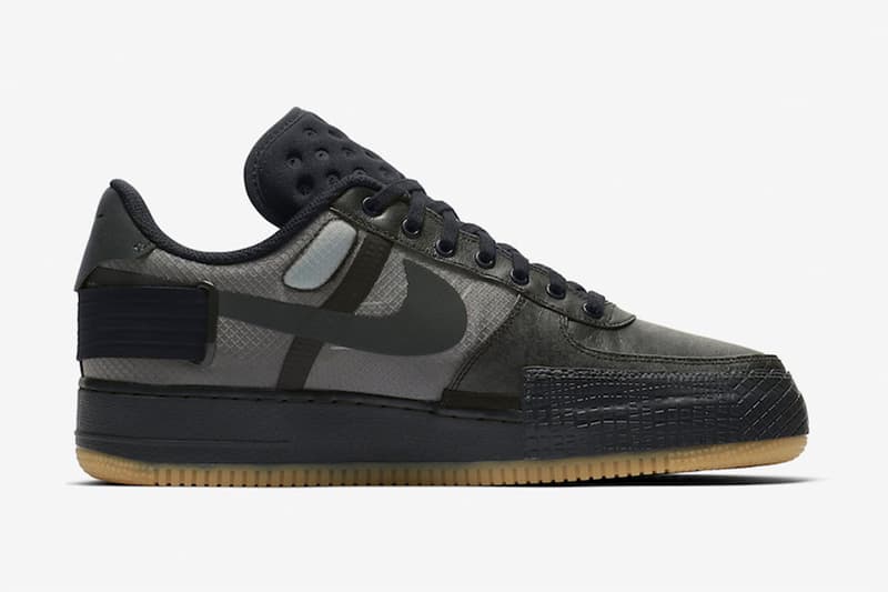 Nike Air Force 1 Type 最新配色「Black Gum」發佈