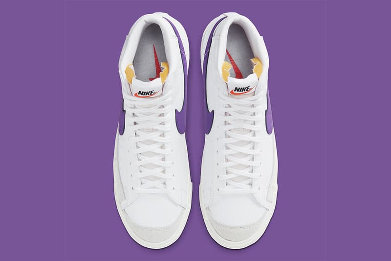 Nike Blazer Mid ’77 Vintage 最新配色「White/Voltage Purple」發佈