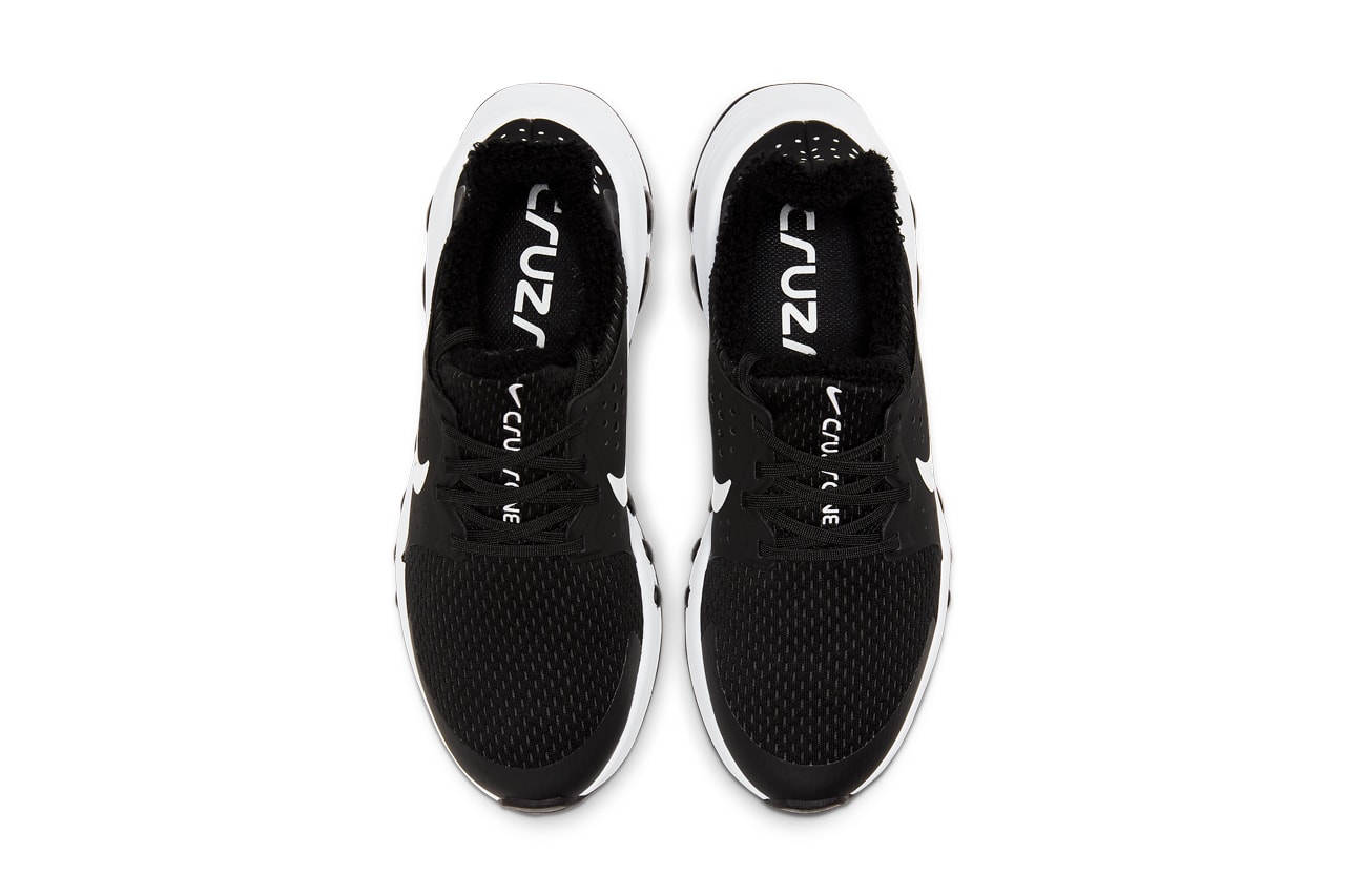Nike 慢跑鞋款 CruzrOne 推出全新黑白配色
