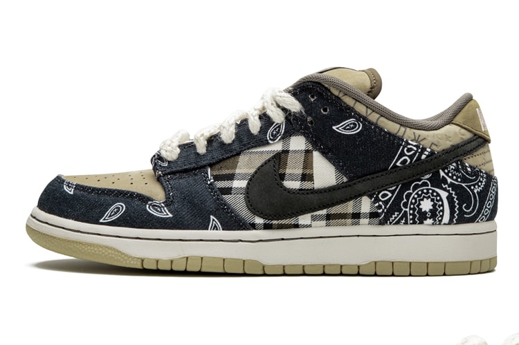 Travis Scott x Nike SB Dunk Low 全新聯名鞋款高清圖輯曝光