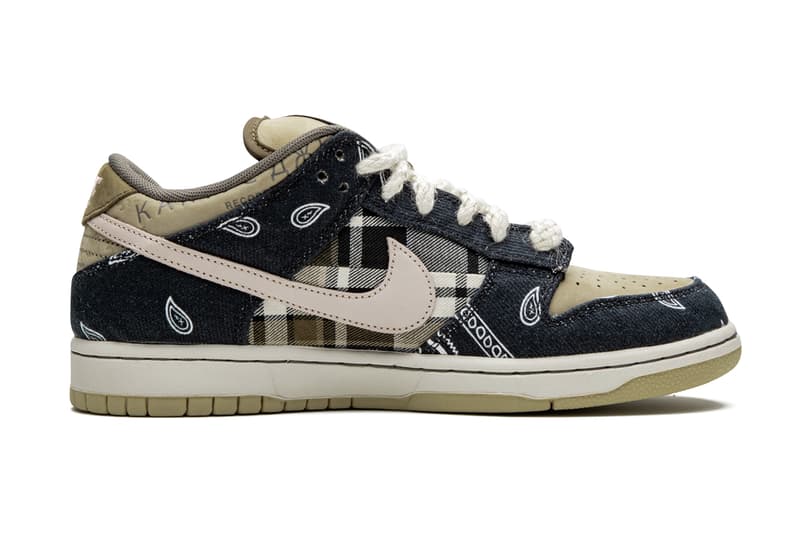 Travis Scott x Nike SB Dunk Low 全新聯名鞋款高清圖輯曝光