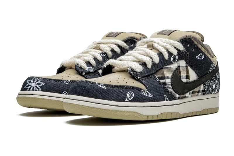 Travis Scott x Nike SB Dunk Low 全新聯名鞋款高清圖輯曝光