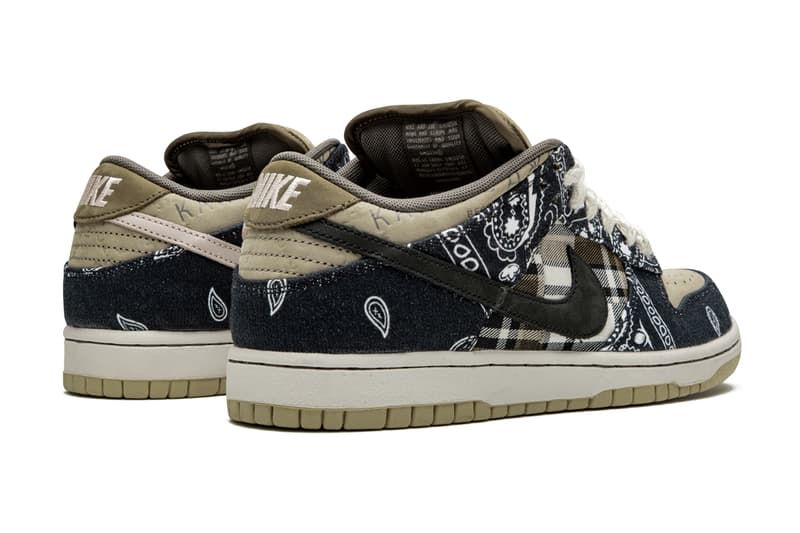 Travis Scott x Nike SB Dunk Low 全新聯名鞋款高清圖輯曝光