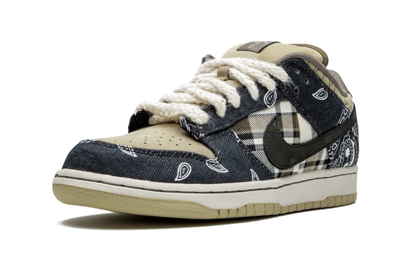 Travis Scott x Nike SB Dunk Low 全新聯名鞋款高清圖輯曝光