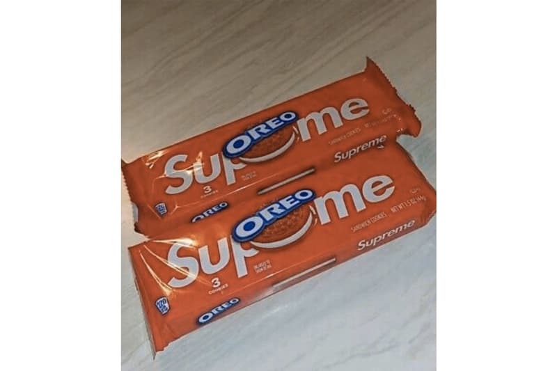 Supreme x Oreo 話題聯名餅乾實體、包裝率先曝光