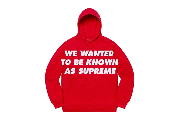 Supreme 正式發佈 2020 春夏衛衣系列