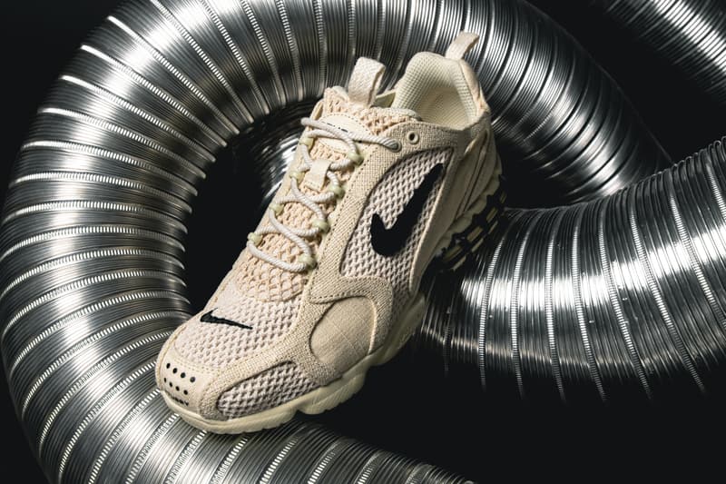 搶先近賞 Stüssy x Nike Air Zoom Spiridon Caged 2 聯乘鞋款