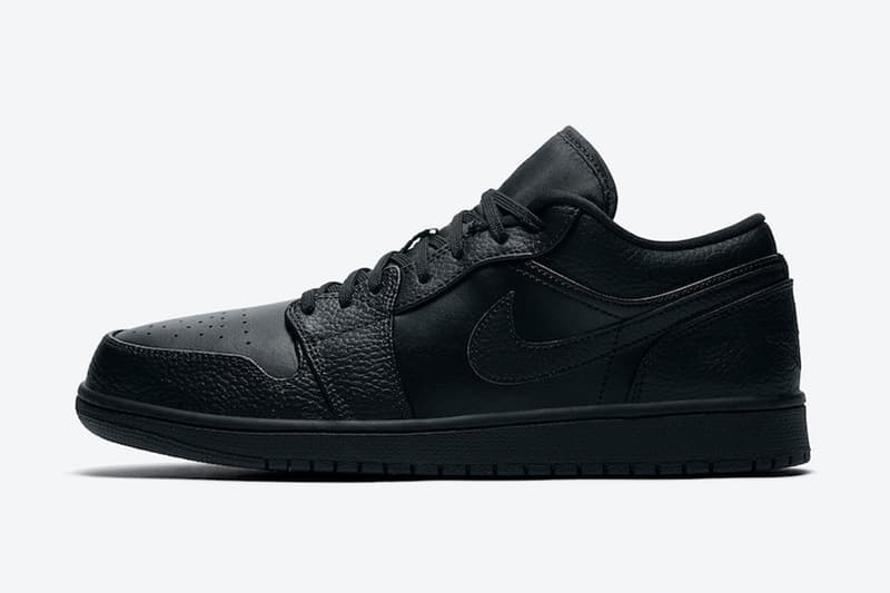 Air Jordan 1 Low、Mid 人氣「Triple Black」配色即將上架