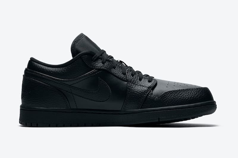 Air Jordan 1 Low、Mid 人氣「Triple Black」配色即將上架