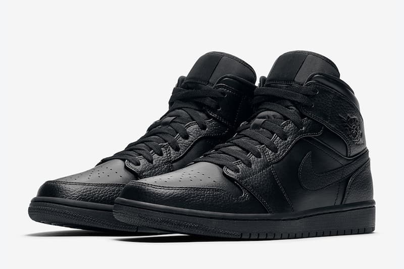 Air Jordan 1 Low、Mid 人氣「Triple Black」配色即將上架