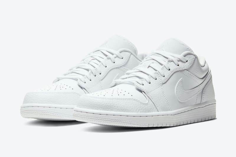 Air Jordan 1 Low「Triple White」配色即將於今夏正式發佈