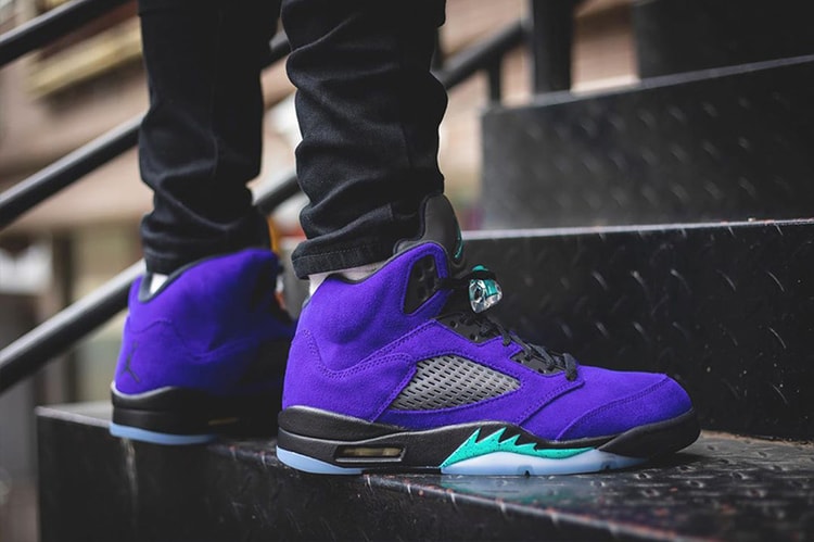近賞 Air Jordan 5 最新配色「Alternate Grape」